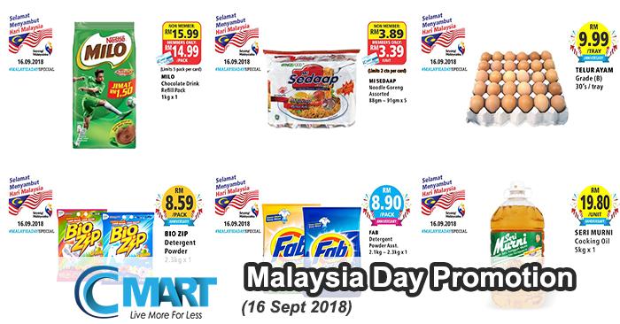 C-MART Malaysia Day Special Promotion (16 September 2018)