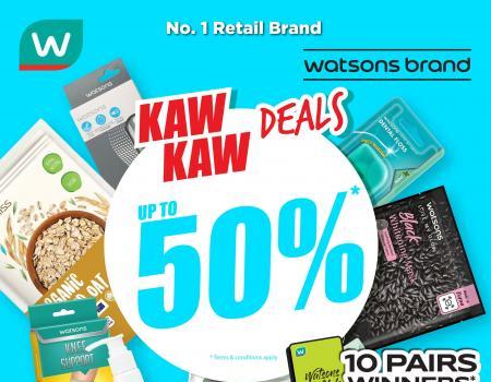 Watsons Brand Products Sale Up To 50% OFF (15 June 2023 - 19 June 2023)