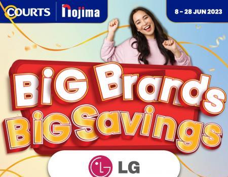 COURTS LG Big Brands Big Savings Promotion (8 Jun 2023 - 8 Jun 2023)