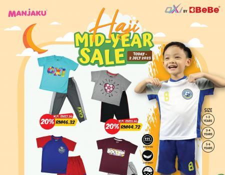 Manjaku Haji Mid Year Sale BeBe Sportswear Fashion Promotion (valid until 2 Jul 2023)