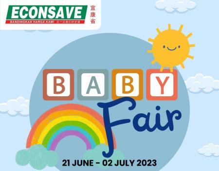 Econsave Baby Fair Promotion (21 Jun 2023 - 2 Jul 2023)