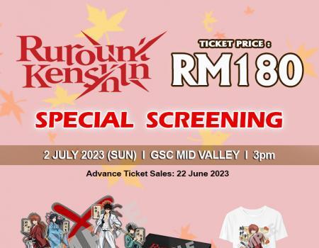 GSC Mid Valley Rurouni Kenshin Fan Screening Promotion (2 Jul 2023)