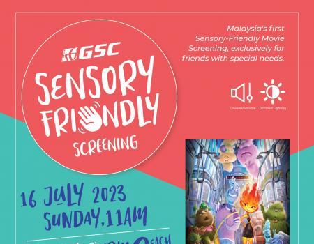 GSC Disney & Pixar's Elemental Sensory Screening Ticket for RM9 Promotion (16 Jul 2023)