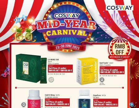 Cosway Mid Year Carnival Sale Healthy Set RM8 OFF Promotion (23 Jun 2023 - 30 Jun 2023)