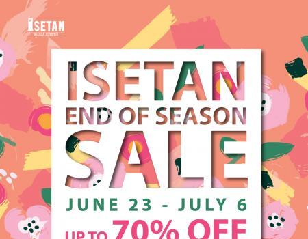 Isetan End Of Season Sale Up To 70% OFF (23 June 2023 - 6 July 2023)