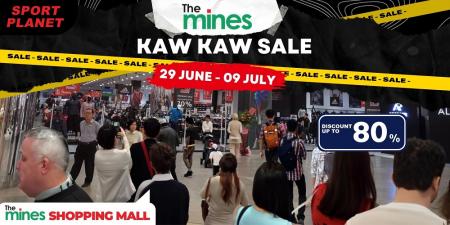 Sport Planet The Mines Kaw Kaw Sale Discount Up To 80% (29 June 2023 - 9 July 2023)