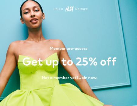 H&M Member Exclusive Pre-Access Promotion (3 Jul 2023 - 6 Jul 2023)