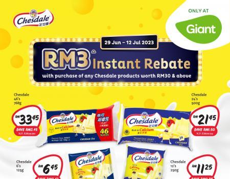 Giant Chesdale Fair Promotion RM3 Instant Rebate (29 June 2023 - 12 July 2023)