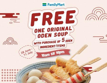FamilyMart FREE One Original Oden Soup Promotion (valid until 11 Jul 2023)