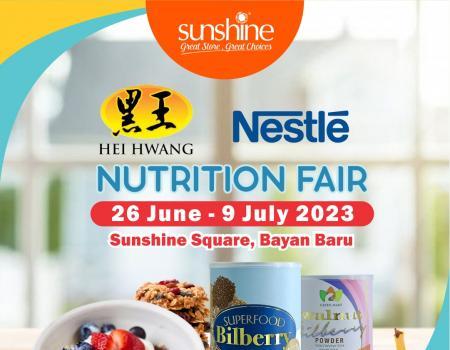 Sunshine Square Bayan Baru Nutrition Fair Promotion (26 June 2023 - 9 July 2023)