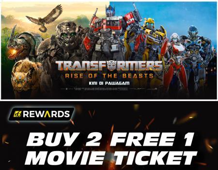 GSC Rewards Transformer Buy 2 FREE 1 Movie Ticket Promotion