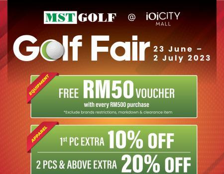 MST Golf Golf Fair Sale at IOI City Mall (23 June 2023 - 2 July 2023)