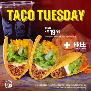 Taco Bell Taco Tuesday FREE Taco Supreme Promotion (every Tuesday)