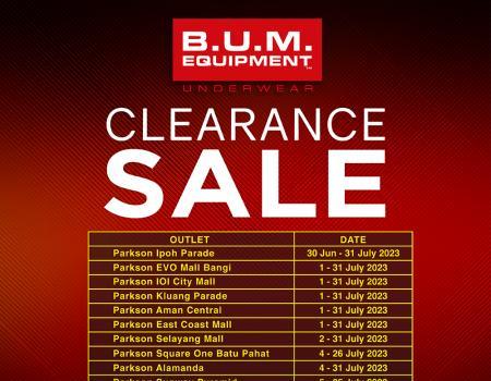 Parkson BUM & Diesel Clearance Sale (30 June 2023 - 31 August 2023)