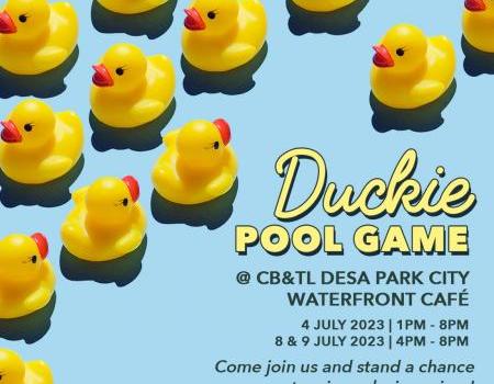 Coffee Bean Desa Park City Waterfront Cafe Mini Duckie Pool Game (4 Jul 2023 - 9 Jul 2023)