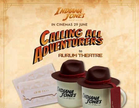 GSC Indiana Jones Aurum Theatre FREE Pair of Enamel Mugs Promotion