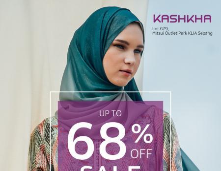 Kashkha MOP KLIA 8th Anniversary Sale Up To 68% OFF at Mitsui Outlet Park (3 Jul 2023 - 31 Jul 2023)
