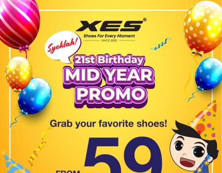XES Shoes 21st Birthday Mid Year Promotion Price From RM59
