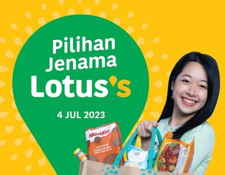 Lotus's Brand Products Promotion (4 July 2023 - 12 July 2023)