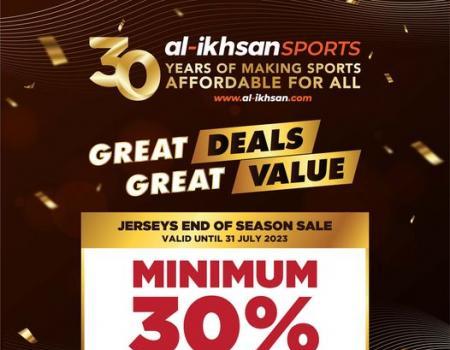 Al-Ikhsan Sports Jerseys End Of Season Sale (valid until 31 Jul 2023)