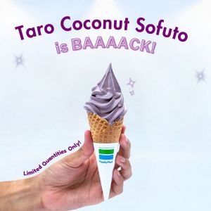 FamilyMart Taro Coconut Sofuto is back!