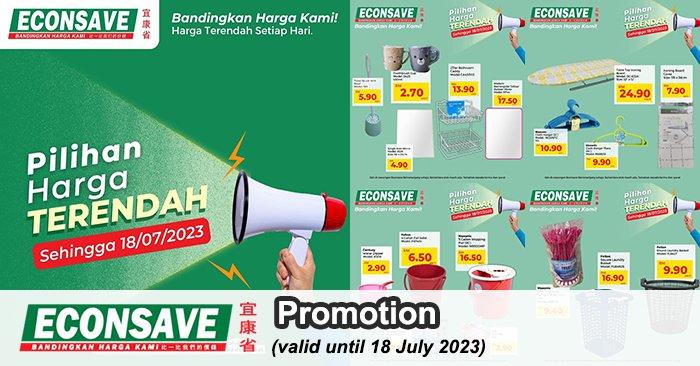 Econsave Household Essentials Promotion (valid until 18 Jul 2023)