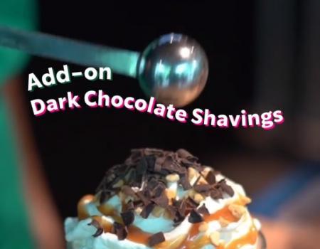 Starbucks Add-On Dark Chocolate Shavings for RM1.50 Promotion (valid until 24 July 2023)