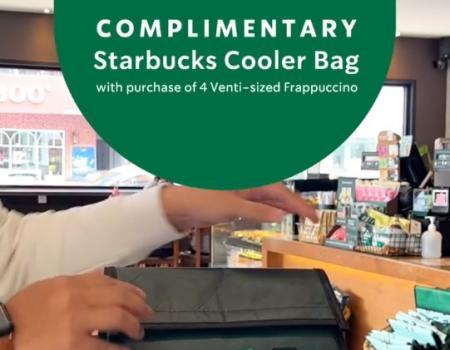 Starbucks FREE Starbucks Cooler Bag Promotion (Saturday & Sunday)