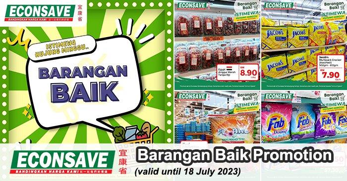 Econsave Barangan Baik Promotion (valid until 18 Jul 2023)