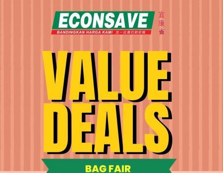 Econsave Bag Fair Value Deals Promotion (8 Jul 2023 - 16 Jul 2023)