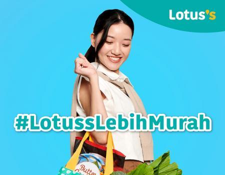 Lotus's Lebih Murah Promotion published on 9 July 2023