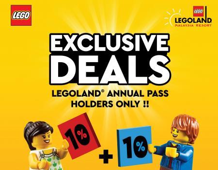 LEGOLAND Annual Pass Holders 10% OFF + 10% OFF LEGO Playsets Promotion (8 Jul 2023 - 17 Jul 2023)