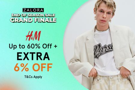 H&M Zalora End Of Season Sale Up To 60% OFF + Extra 6% OFF