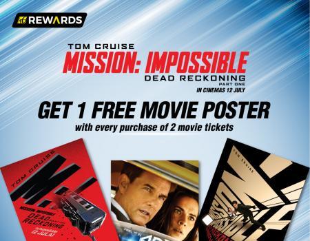 GSC Rewards Mission Impossible FREE Movie Poster Promotion