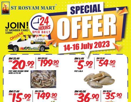ST Rosyam Mart Sungai Buloh & Taman Ehsan Weekend Promotion (14 Jul 2023 - 16 Jul 2023)