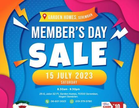 Sunway Multicare Pharmacy Garden Homes Seremban Members Day Sale (15 July 2023)