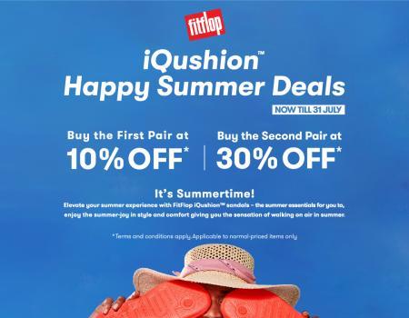 FitFlop Pavilion KL iQushion Happy Summer Deals Promotion (valid until 31 Jul 2023)