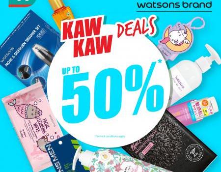 Watsons Brand Products Sale Up To 50% OFF (13 July 2023 - 17 July 2023)