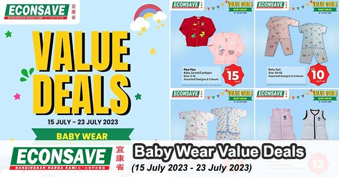 Econsave Baby Wear Value Deals Promotion (15 Jul 2023 - 23 Jul 2023)