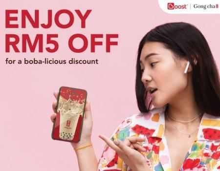 Gong Cha Boost eBeliaRahmah FREE RM5 eWallet Promotion