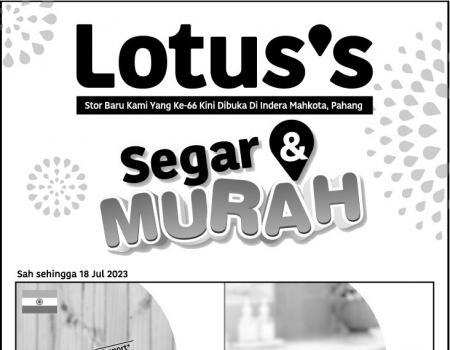 Lotus's Press Ads Promotion (valid until 18 July 2023)