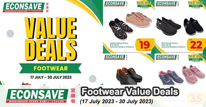 Econsave Footwear Value Deals Promotion (17 Jul 2023 - 30 Jul 2023)