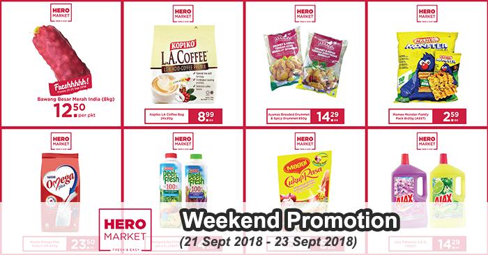 HeroMarket Weekend Promotion (21 September 2018 - 23 September 2018)