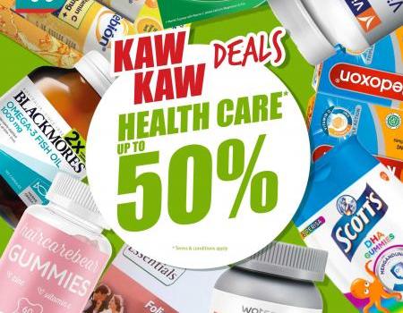 Watsons Health Care Sale Up To 50% OFF (19 July 2023 - 24 July 2023)