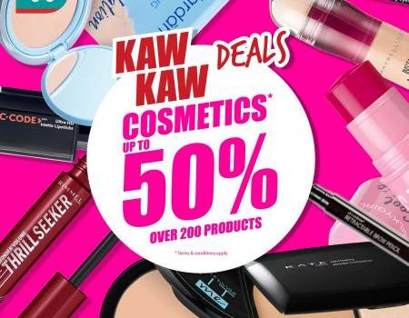 Watsons Cosmetics Promotion Up To 50% OFF (19 July 2023 - 24 July 2023)