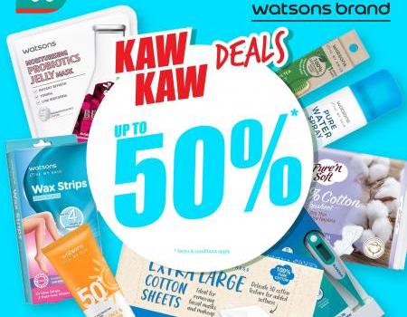 Watsons Brand Products Sale Up To 50% OFF (19 July 2023 - 24 July 2023)