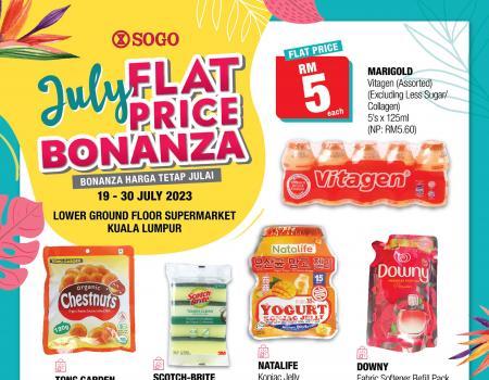 SOGO Kuala Lumpur Supermarket July Flat Price Bonanza Promotion (19 July 2023 - 30 July 2023)