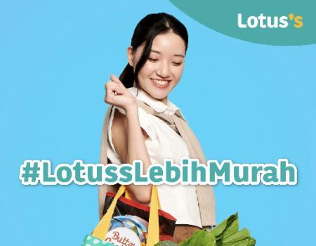 Lotus's Lebih Murah Promotion published on 20 July 2023