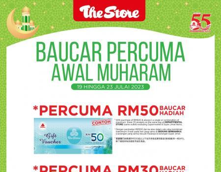 The Store Awal Muharam FREE Voucher Promotion (19 July 2023 - 23 July 2023)