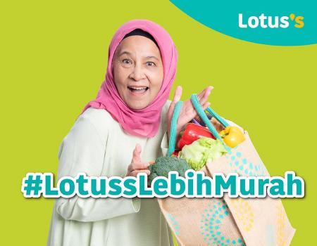 Lotus's Lebih Murah Promotion published on 21 July 2023